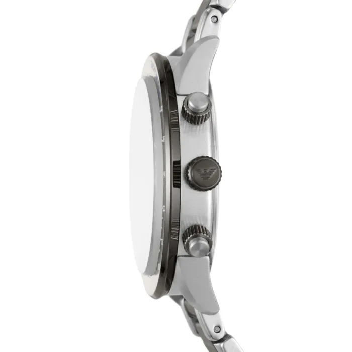 Emporio Armani Chronograph Grey Dial Two Tone Steel Strap Watch For Men - AR11391 - Image 6